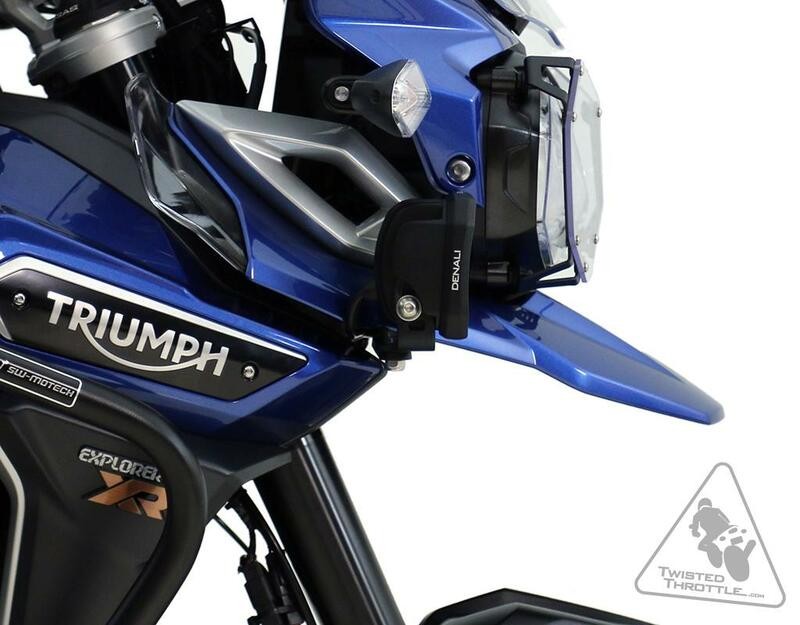 Support d'éclairage DENALI anti-vibrations pour Triumph Tiger 1200 - 4