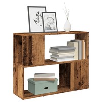 Raumteiler BüCherregal Altholz-Optik 80X24X63 Cm Standregal