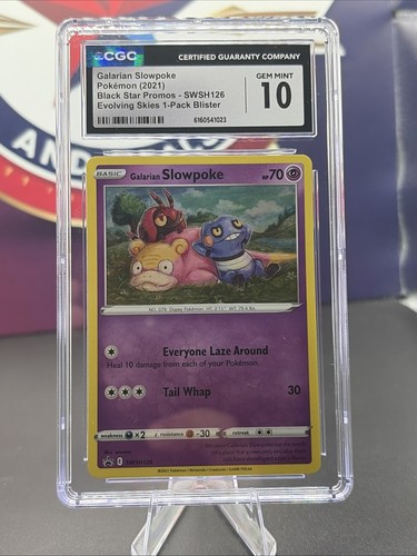 Galarian Slowpoke graded CGC 10 for sale on eBay