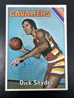 Dick Snyder 1975-76 Topps #83 NBA Basketball Auto Signed Autograph