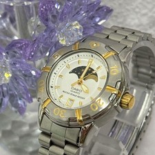 Import duty included for US buyers  Casio LD716 Moon Phase Diver Watch Men's 15c