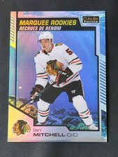 2020-21 O-Pee-Chee Platinum Ian Mitchell Aquamarine Marquee Rookies #168. /499
