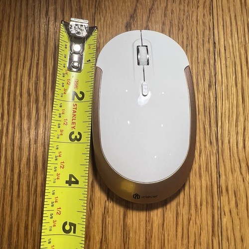 iClever GK08 Wireless Mouse White Gold - Afbeelding 6 van 6