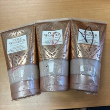 Bath & Body Works LOT 3 Pure Wonder Exfoliating Glow Body Scrub 8 oz