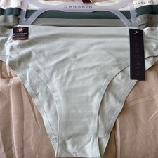 Danskin 5-Pack Womens No Show Brief Panties Underwear Size Large Polyester