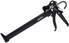 Heavy Duty Caulk Gun, 18:1 Thrust Ratio, Steel Frame Construction, Rotating Barr