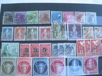 Briefmarken Berlin Frühwerte Gestempelt + 4 x * Falz Ca. 640,00 € KW - Bild 1 von 4