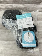 NEW Vive ROM Knee Brace - Vive Health SUP1088 - Adult - Black - Reversible Fit