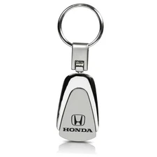 , INC. Officially Licensed Silver Teardrop Key Fob for Honda 