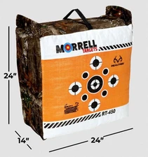 Morrell RT-450 Archery Bag Target With Realtree Edge® Camo Stops 450FPS 24x14x24