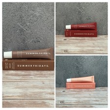 Summer Fridays Tinted Lip Butter Balms 0.5oz 15g New In Box BUNDLE OF 3