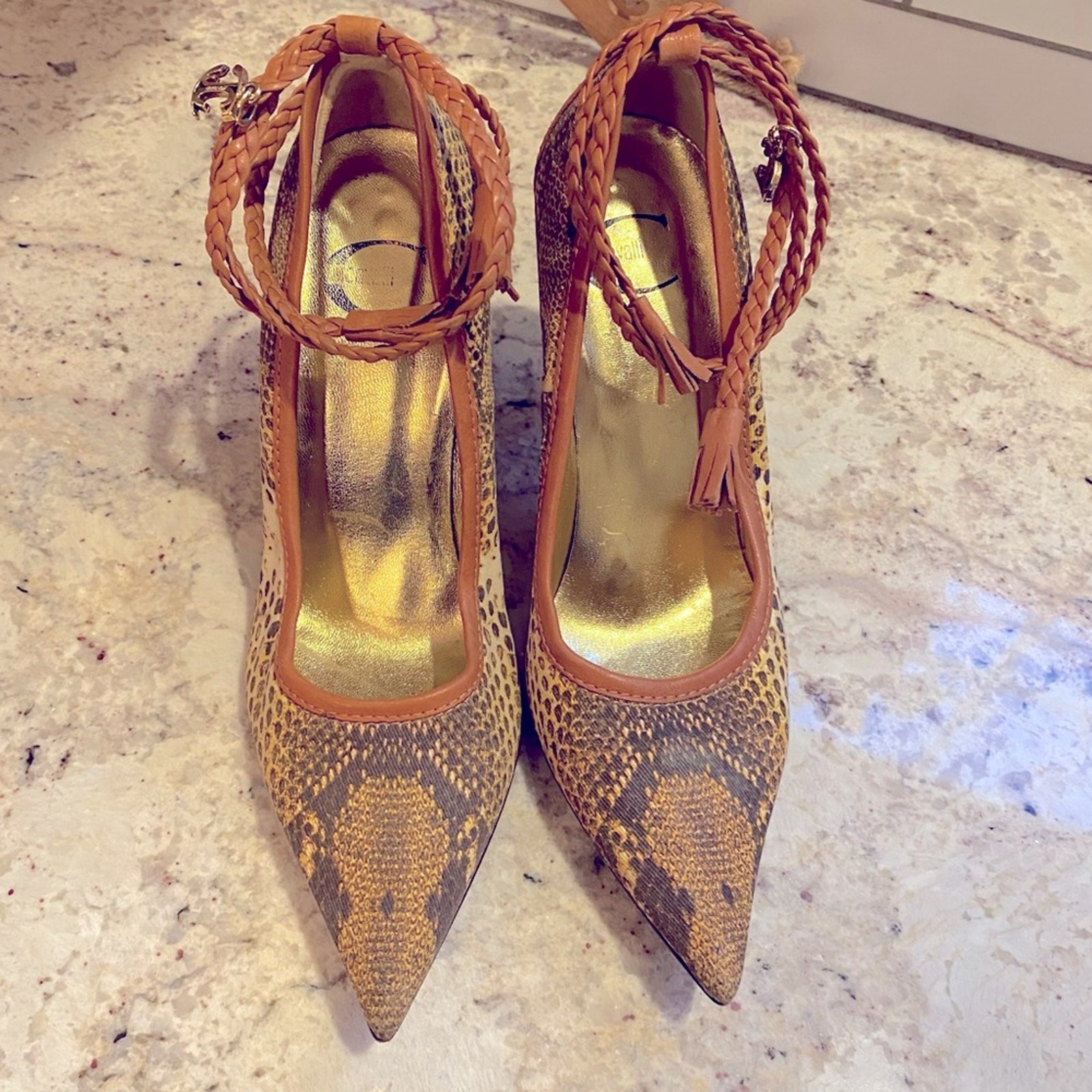 Just Cavalli Roberto Cavalli Snake Python Fabric … - image 6