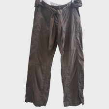 VTG Y2K Abercrombie & Fitch Brown Military Cargo Pants & Utility Convertible L