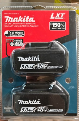 #ad Makita BL1850B 18V LXT 5.0Ah Battery 2 Pack Genuine Lithium Ion Cordless Tool $112.00