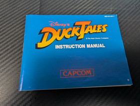 DuckTales Nintendo NES PAL UKV CIB Box Manuale Poster Capcom Disney