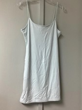 Forever 21 Bodycon Dress Size XL Spaghetti Strap Light Blue Mini Stretchy New