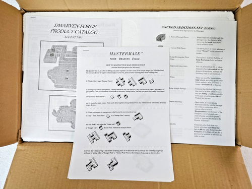 Dwarven Forge Master Maze MM006 Wicked Additions 100% Complete Boxed OOP NEW - Picture 5 of 18