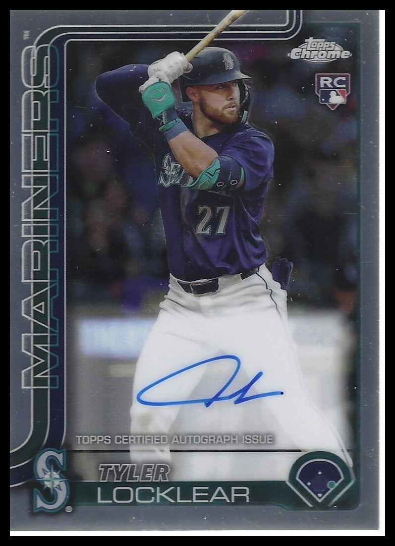 2025 Topps Chrome #RA-TL Tyler Locklear Rookie Autographs