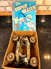 Vintage 1973 Steven Super Skates First Slip-On Roller Skates with Original Box