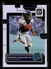 2022 Donruss Optic Montrell Washington #295 Holo Rookie