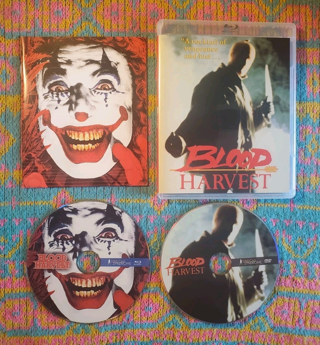 Blood Harvest (Blu-Ray/DVD, 1986) All Region OOP Vinegar Syndrome