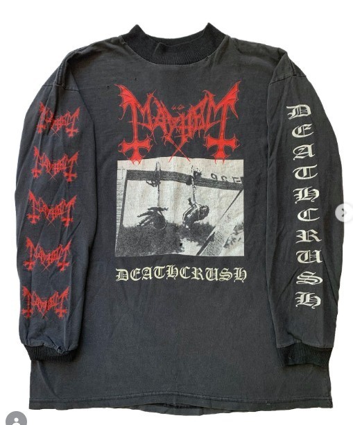 90s-00s VINTAGE MAYHEM ロンT ヴィンテージ MAYHEM 