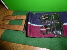 RAF Stable Belt Double Buckle Strap British Royal Air Force Issue