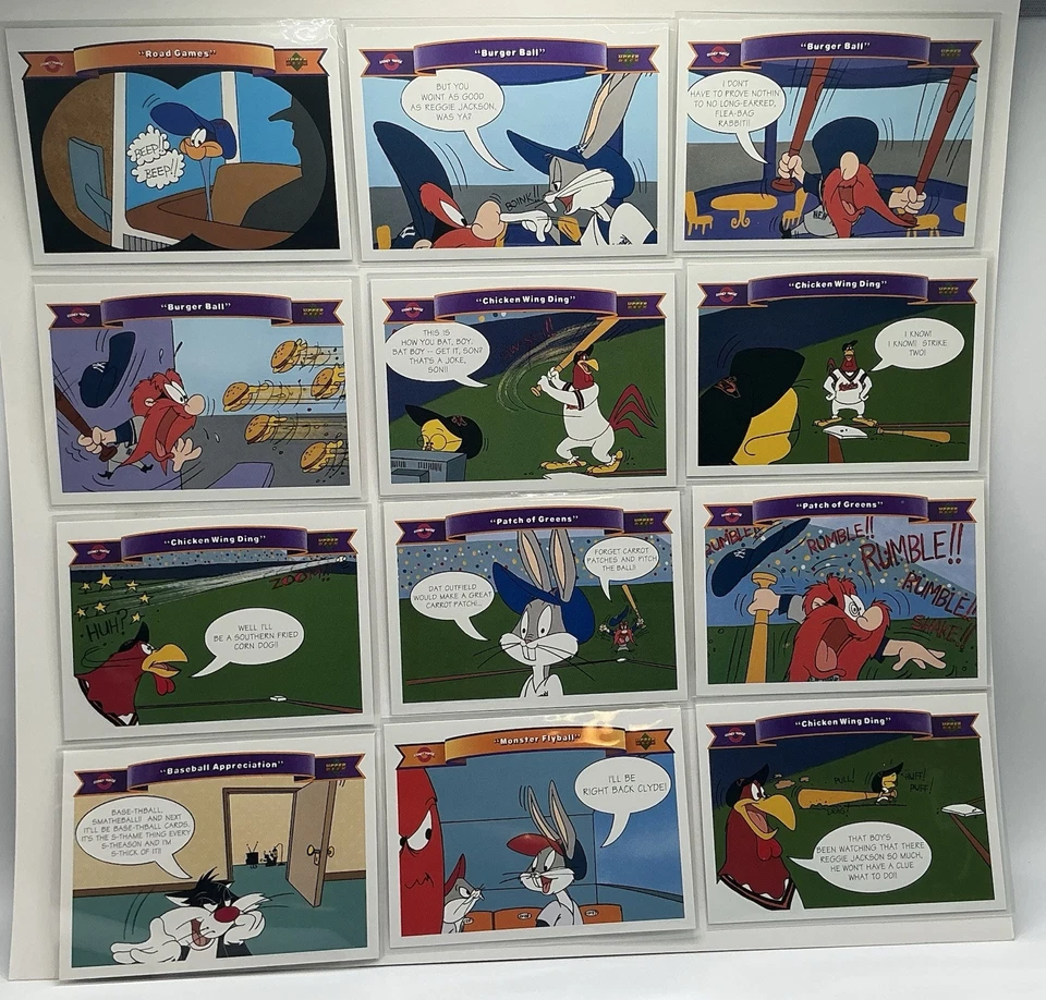 JUEGO DE 12 CARTAS DE BOLA DE CÓMIC DE CUBIERTA SUPERIOR EDICIÓN LIMITADA Foto 3 de 4