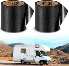 2 Rolls RV Underbelly Tape 4" X 40 Ft Waterproof Repair Belly Tape with Permanen