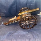 CIVIL WAR CANNON DAHLGREN 1861 AMERICAN FIELD VINTAGE Model Wood Metal Nice Cond