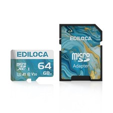 64GB Micro SD Card, Memory Card with SD Adapter, Read Speed up to 100MB/s, UH...