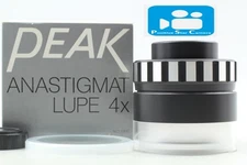 🎦VIDEO👀✨MINT✨ Peak Anastigmat Lupe Loupe 4x 4 x Magnifier From JAPAN