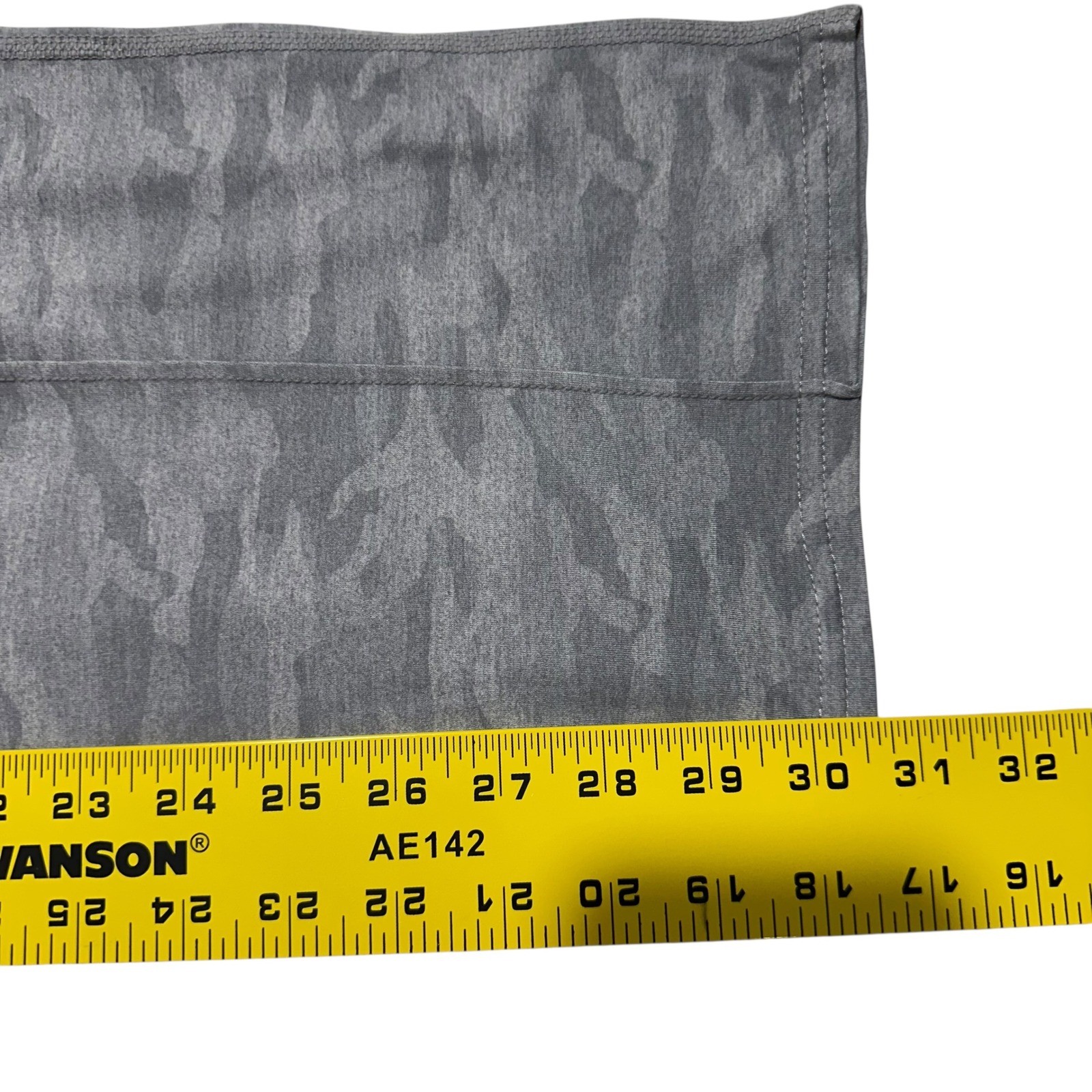 Members Mark Womens Size Small Gray Camo Soft Pants Straight Leg 4-Way Stretch