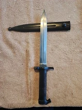 WWII Swedish Bayonet For M/1896 Mauser Rifle With Scabbard