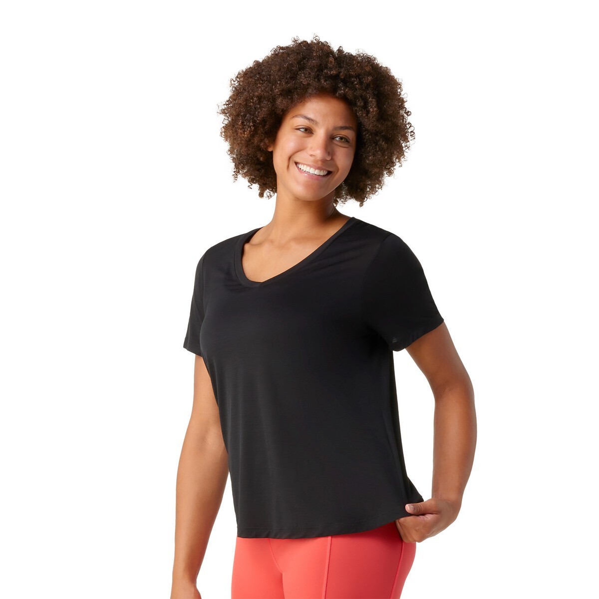Smartwool Women's Active Ultralite V-Neck Short Sleeve Smartwool