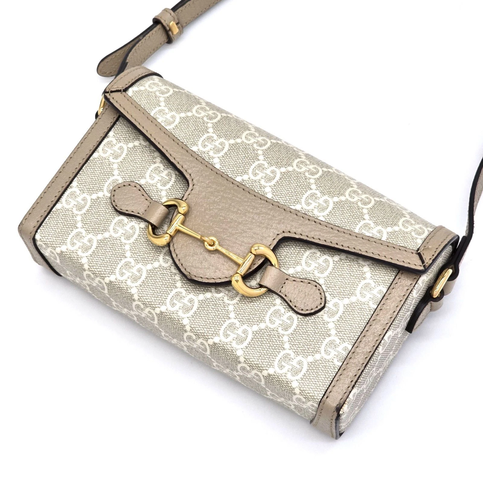 Sac à bandoulière GUCCI GG Supreme Horsebit 1955 699296