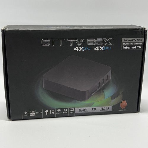 Ott TV Box MXQ 4xCPU 4xGPU Android KitKat Multimedia Gateway WiFi 1080p