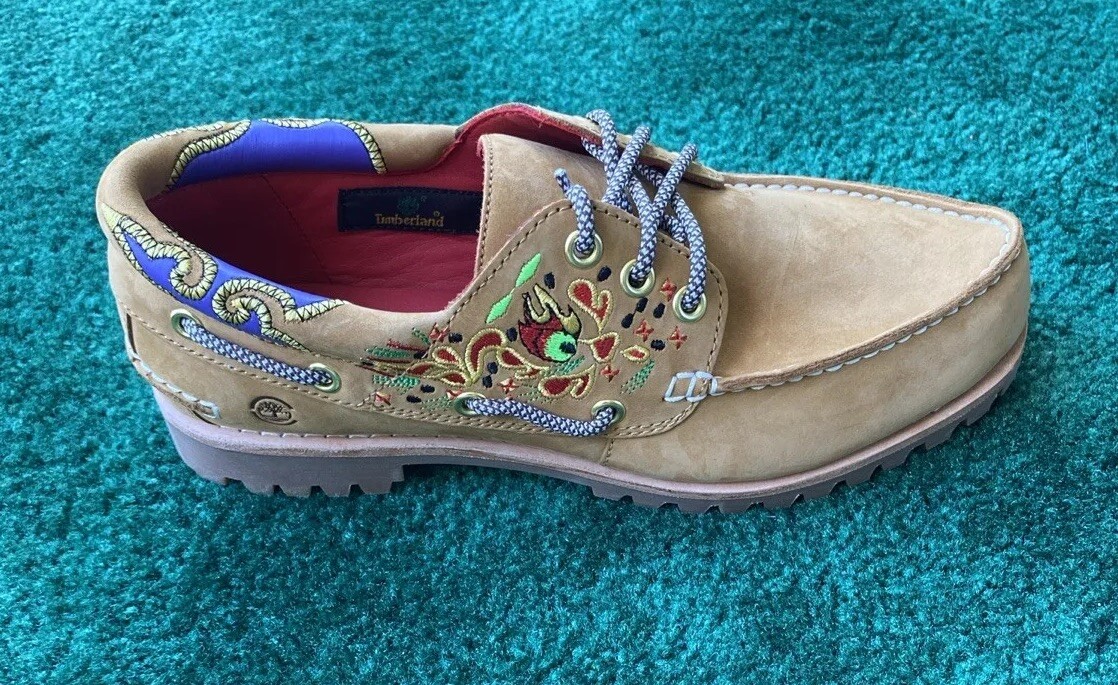 Timberland Womens CLOT X 3 EYE Lug Boat Shoes size 8 Limited