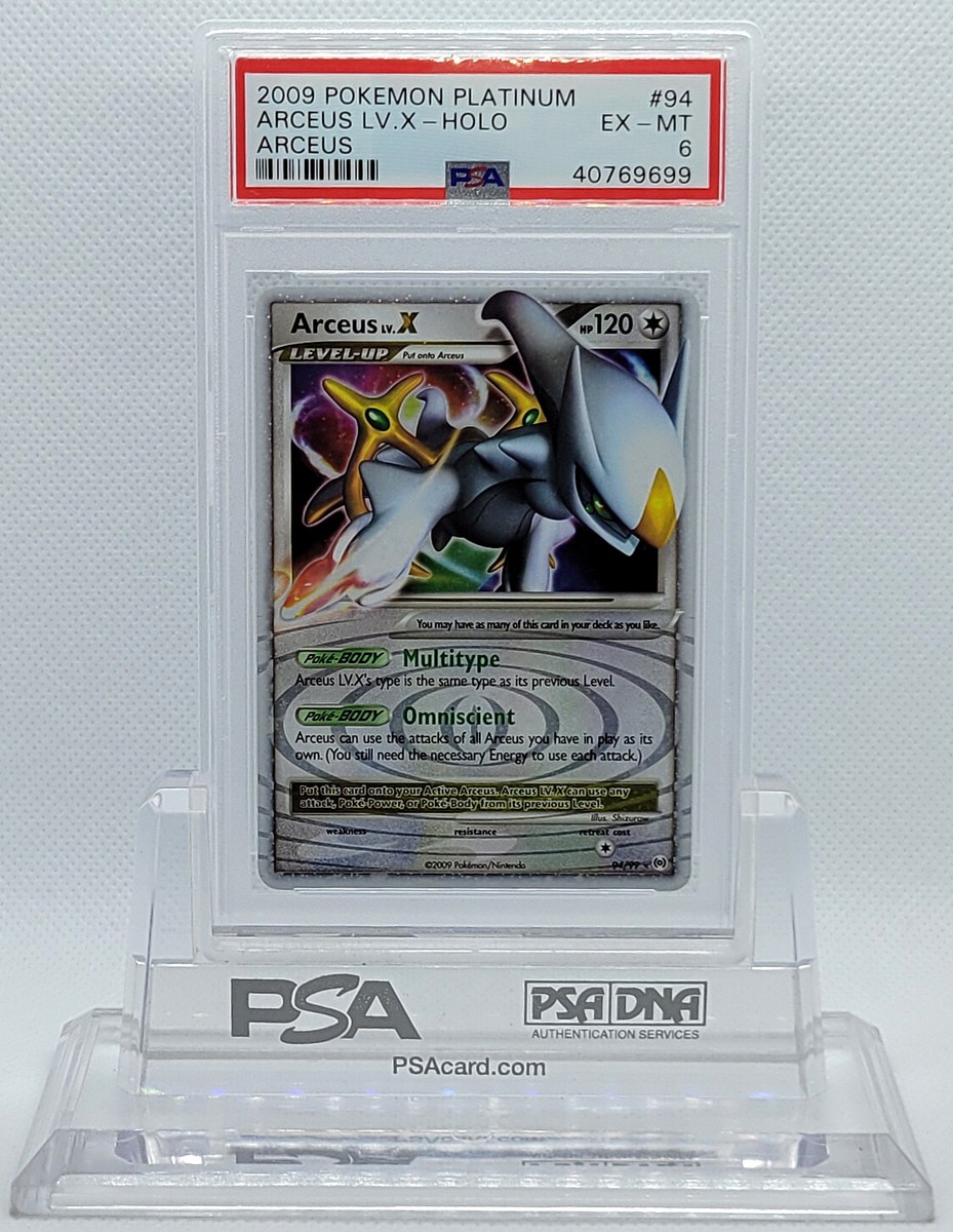 【PSA10】アルセウス LV X Holo PSA10】アルセウス LV X Holo PSA10鑑定済〕アルセウスLV.X【☆】{077/090}