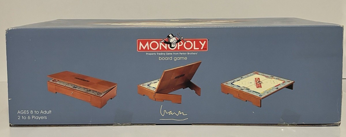 RARE FIRST EDITION 2002 Monopoly MICHAEL GRAVES Design Cherry Wood