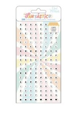 Obed Marshall - Fantastico Collection - Mini Puffy Stickers - Alphas