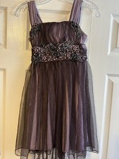 MY MICHELLE Costumer Embellished Crystals Lyrical Dance Dress Ch 10