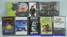 VINTAGE LOT OF 10 CASSETTE TAPES RARE OLDSCHOOL -- PRICED TO SELL - WHAT YOU SEE