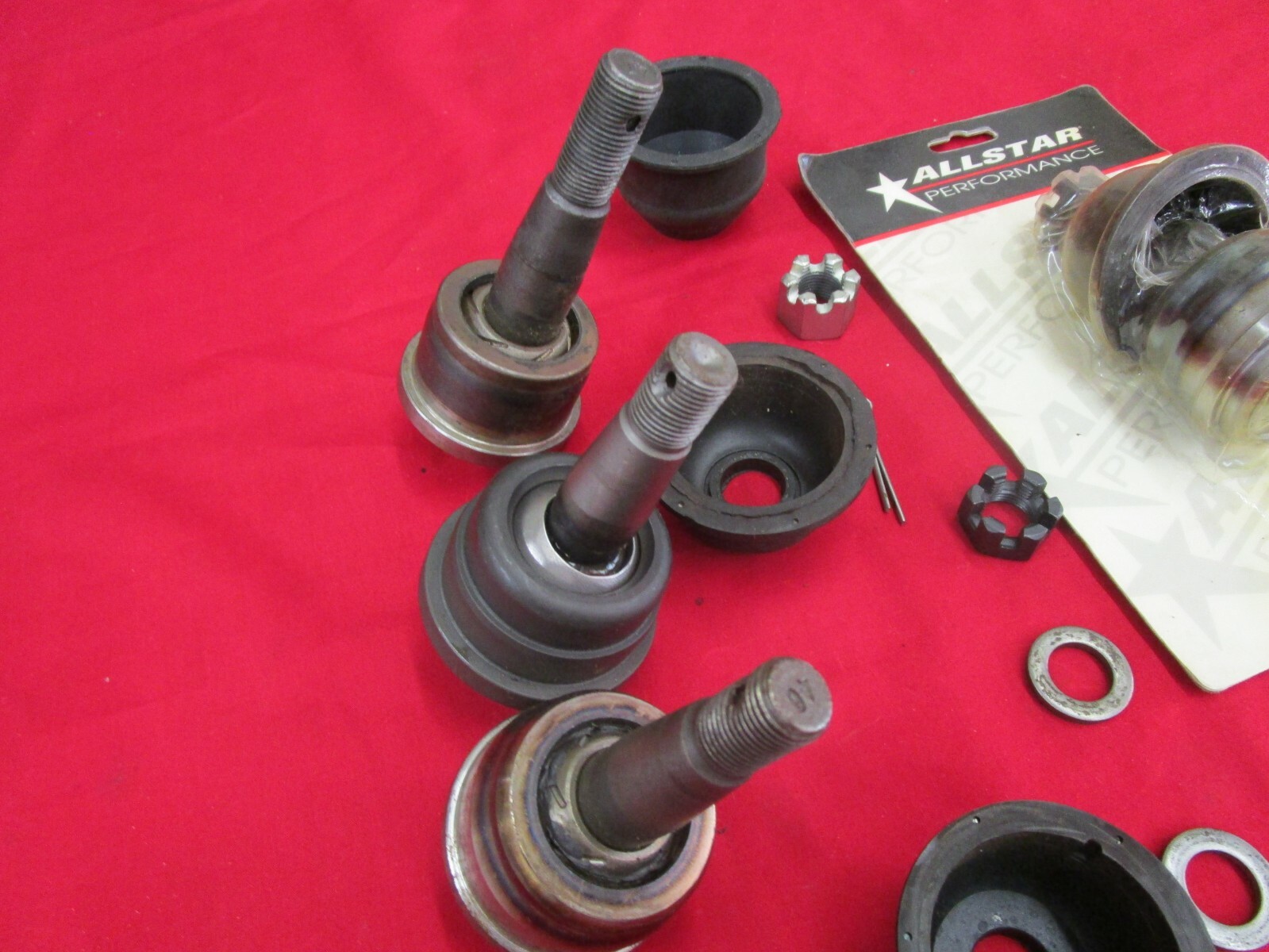 4 NEW ALLSTAR LOWER BALL JOINTS 56218 56206 PRESS IN JOINT, 4 DIFFERENT