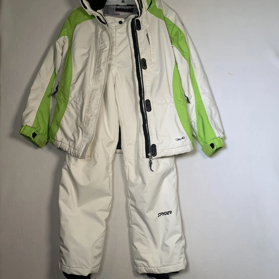 Spyder Mujer Talla 8 Esquí Chaqueta y Pantalones Snow Board Invierno Exterior Foto 2 de 4