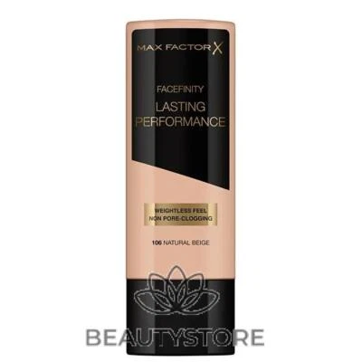 MAX FACTOR LASTING PERFORMANCE FONDOTINTA NATURAL BEIGE 106