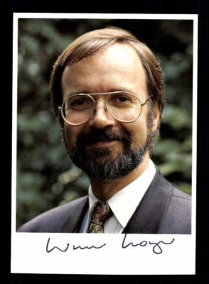 Werner Hoyer Autograph Card Original Signed ## BC 128554