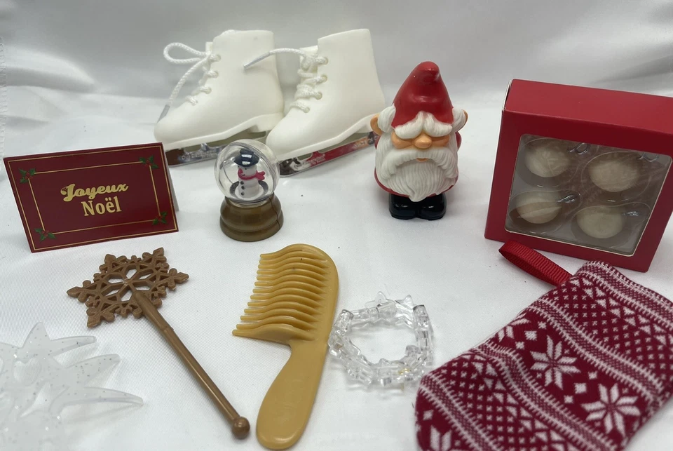 Lote Medias Nuestra Generación Navidad Adviento 18" Muñecas Guante de Nieve Gnomo Letra Foto 2 de 3