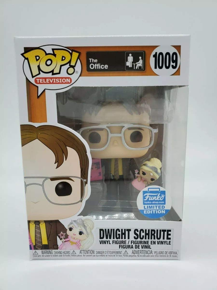 Dwight Schrute with Princess Unicorn Doll #1009 Funko Shop Exclusive Pop