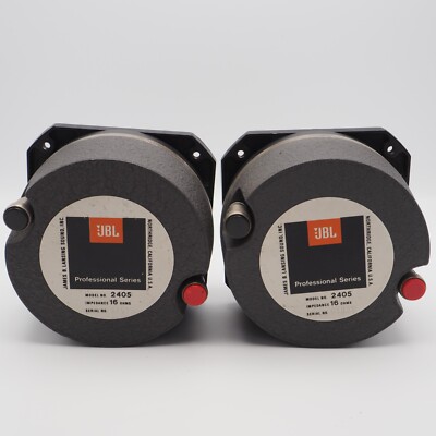 JBL 2405 Tweeter Unit Pair working condition 16Ω Tested